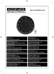 König Electronic SEC-DVRWCA10 Manual De Uso