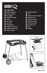 Weber ROLLING CART Manual De Instrucciones