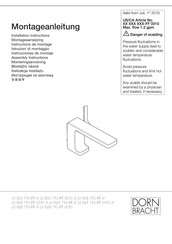 Dornbracht 33 500 710-FF 0010 Instrucciones De Montaje