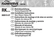 Flowserve GESTRA RK 70 Instrucciones De Montaje