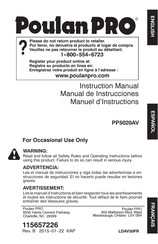 Poulan Pro LDAV50PR Manual De Instrucciones