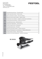 Festool RS 100 CQ Manual De Instrucciones