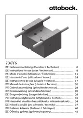 Ottobock 736Y6 Instrucciones De Uso