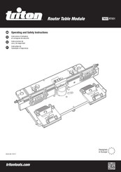 Triton TWX7 RT001 Instrucciones De Uso Y De Seguridad