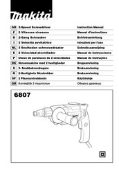Makita 6807 Manual De Instrucciones
