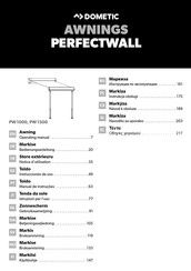 Dometic PERFECTWALL PW1000, PERFECTWALL PW1500 Instrucciones De Uso