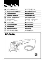 Makita BO6040 Manual De Instrucciones