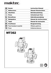 Maktec MT362 Manual De Instrucciones