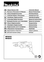 Makita HP2032 Manual De Instrucciones