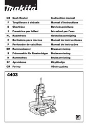 Makita 4403 Manual De Instrucciones