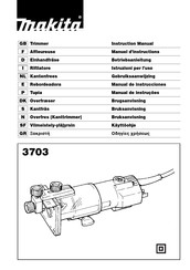 Makita 3703 Manual De Instrucciones