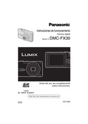 Panasonic Lumix  DMC-FX30 Instrucciones De Funcionamiento