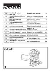 Makita DLS600Z Manual De Instrucciones