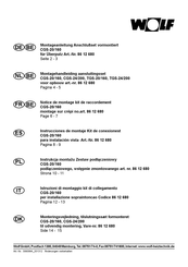 Wolf CGS-20/160 Instrucciones De Montaje
