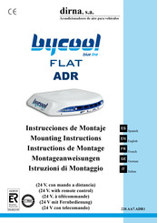 Dirna bycool blue line FLAT ADR Instrucciones De Montaje