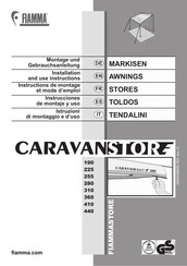 Fiamma CARAVANSTORE 310 Instrucciones De Montaje Y Uso