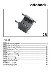 Ottobock 736Y6 Instrucciones De Uso