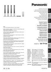 Panasonic SB-TP100 Instrucciones De Funcionamiento