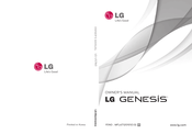 LG GENESIS Guia Del Usuario