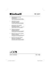 EINHELL HH 1200/1 Manual De Instrucciones