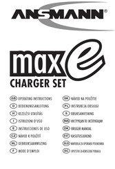 ANSMANN Max E Instrucciones De Uso