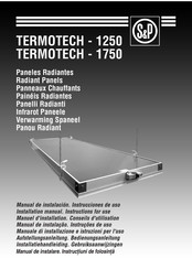 S&P TERMOTECH - 1750 Manual De Instalación. Instrucciones De Uso