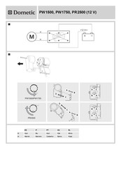 Dometic PerfectWall PW 1500 Instrucciones De Montaje