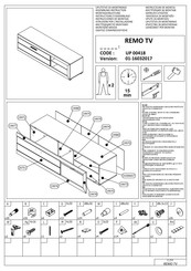 BUT REMO TV UP 00418 Instrucciones De Montaje