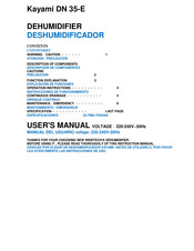 Lineaplus Kayami DN 35-E Instrucciones De Funcionamiento