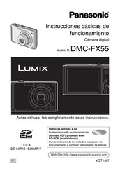 Panasonic DMC-FX55 Instrucciones Básicas De Funcionamiento