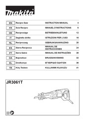 Makita JR3061T Manual De Instrucciones