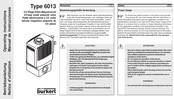 Burkert 6013 Manual De Instrucciones