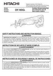 Hitachi CR 18DGL Manual De Instrucciones