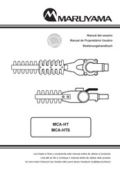 Maruyama MCA-HT Manual Del Usuario