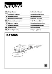 Makita SA7000 Manual De Instrucciones