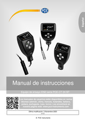 PCE Instruments END PCE-CT 2 Serie Manual De Instrucciones