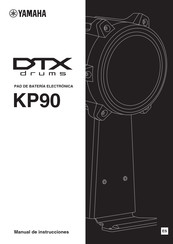 Yamaha DTX drums KP90 Manual De Instrucciones