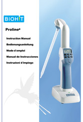 Biohit PROLINE XL Manual De Instrucciones