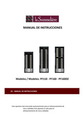 La Sommeliere PF110 Manual De Instrucciones