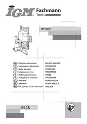 IGM Fachmann MFT2200 Instrucciones De Servicio