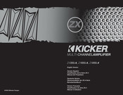 Kicker ZX850.4 Manual Del Propietário