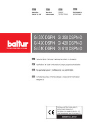 baltur GI 420 DSPN-D Manual De Instrucciones