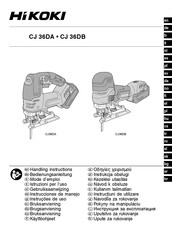 HIKOKI CJ 36DA Instrucciones De Manejo