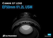 Canon EF50mm f/1.2L USM Manual De Instrucciones