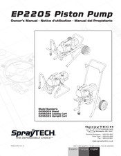 SprayTECH EP2205 0295024 Lowboy Cart Manual Del Propietário