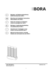 bora UUE3 Manual De Instrucciones Y Montaje