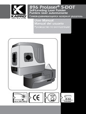 Kapro Prolaser 896 5-DOT Manual Del Usuario