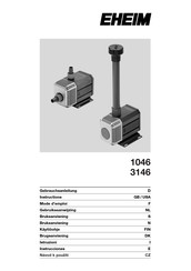 EHEIM 1046 Manual De Instrucciones