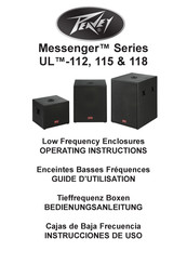 Peavey Messenger UL-118 Instrucciones De Uso