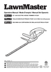 LawnMaster HT2201 Manual Del Operario